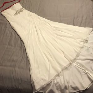 Wedding dress, size 2